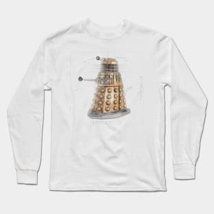 Dalek Sketch Long Sleeve T-Shirt